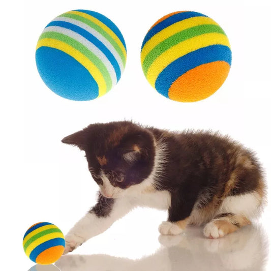 10 Pcs/Set Rainbow Ball Pet Toys